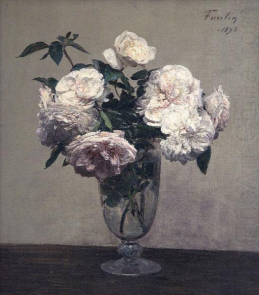 Vase des roses, Henri Fantin-Latour